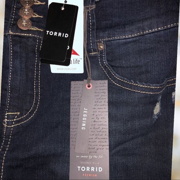 Torrid blue jean jeggins!! Nwt - Picture 7 of 11